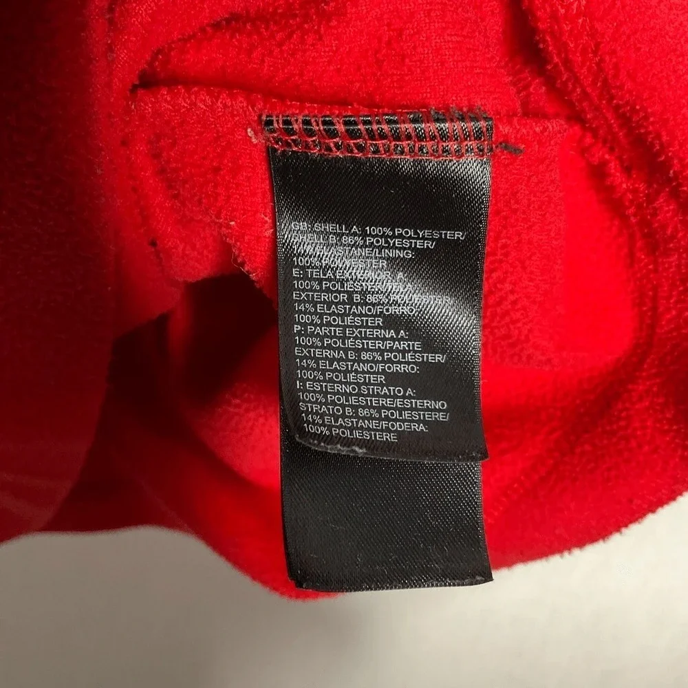 The North Face Red Chest Pocket 1/2 Zip MockNeck Fleece Sweater Men L‎ Nicaragua